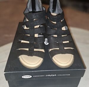 Dr. Scholl's Black Strappy Sandals